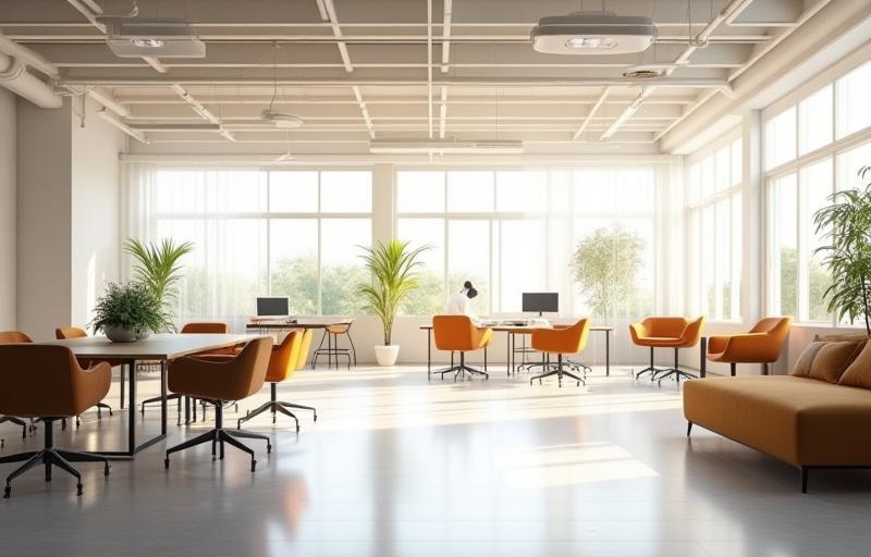 Bright, modern and comfortable office interior of Digital Play with collaborative spaces and gaming areas