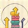 Icon representing career growth
